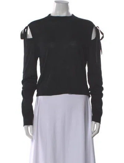 Pre-owned Adeam Crew Neck Sweater In Gray