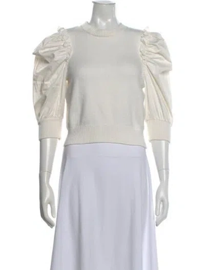 Pre-owned Adeam Crew Neck Sweater In Neutral