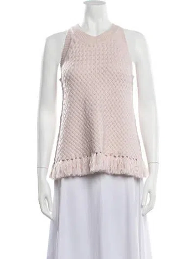 Pre-owned Adeam Crew Neck Sweater In Neutrals
