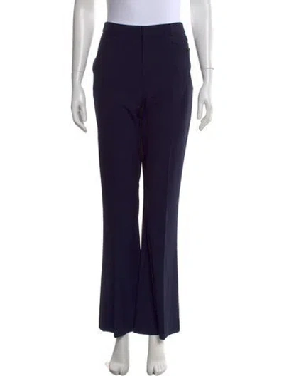 Pre-owned Adeam Flared Pants In Blue