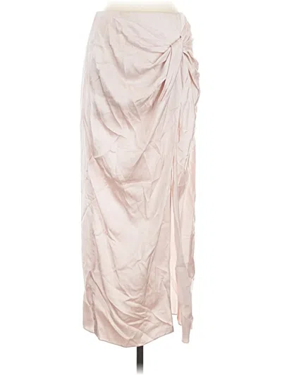 Pre-owned Adeam Formal Skirt In Silver