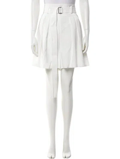 Pre-owned Adeam Knee-length Shorts In White