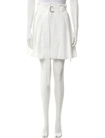 Pre-owned Adeam Knee-length Shorts In White