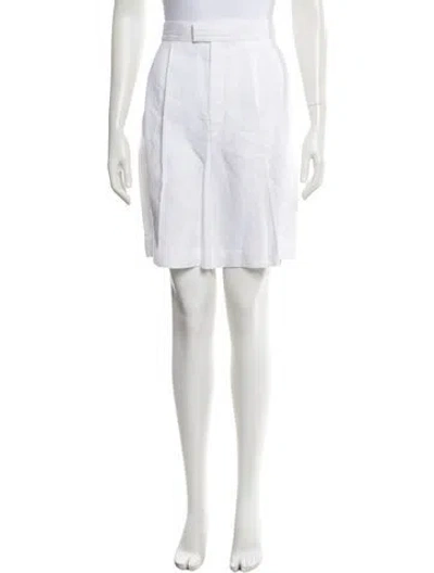Pre-owned Adeam Knee-length Shorts In White