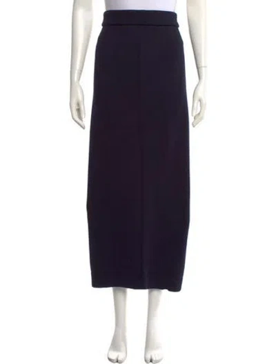 Pre-owned Adeam Midi Length Skirt In Blue