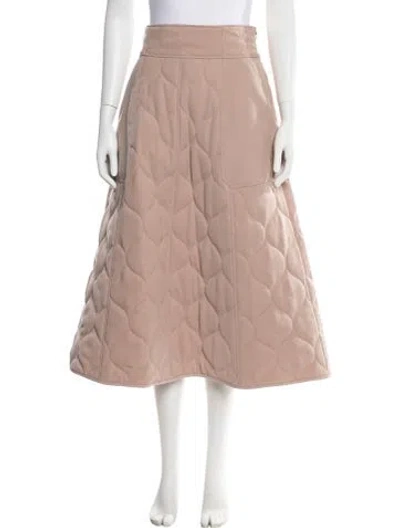 Pre-owned Adeam Midi Length Skirt In Neutral