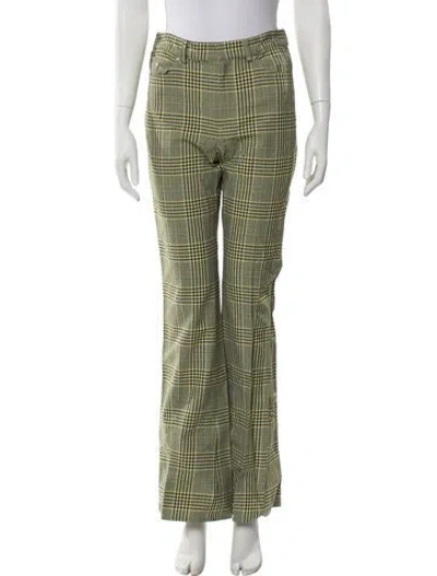 Pre-owned Adeam Nylon Wide Leg Pants In Green