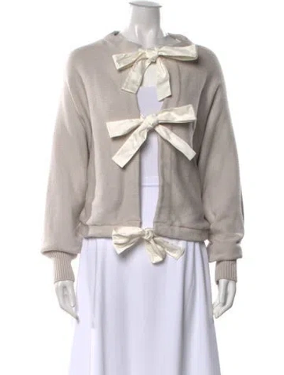Pre-owned Adeam Open Front Sweater In Multi