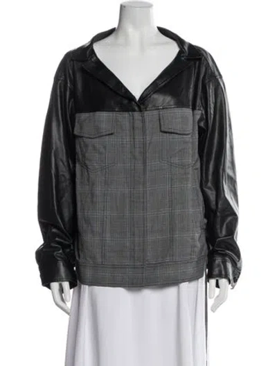 Pre-owned Adeam Plaid Print Jacket In Multi