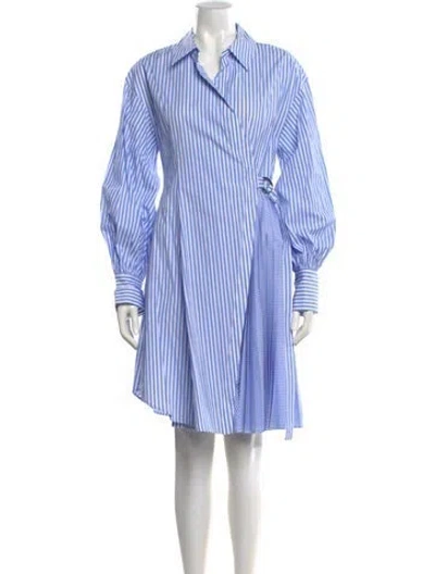 Pre-owned Adeam Striped Knee-length Dress In Multi