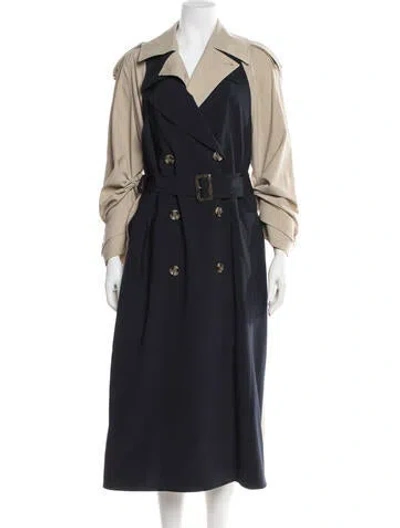 Pre-owned Adeam Trench Coat In Blue