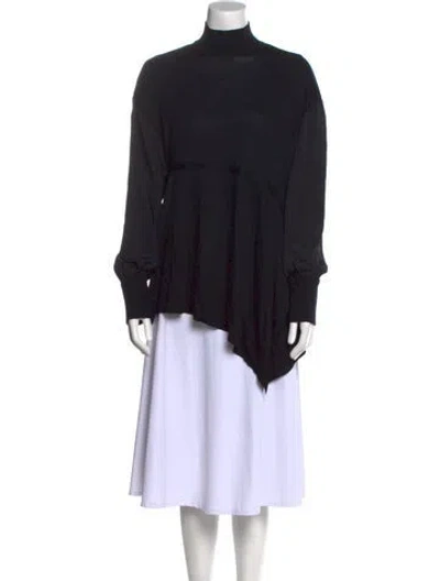 Pre-owned Adeam Turtleneck Sweater In Black