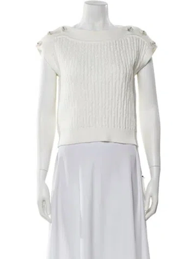Pre-owned Adeam Turtleneck Sweater W/ Tags In Neutral