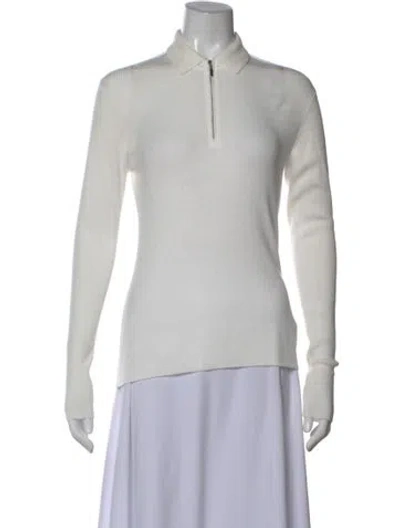 Pre-owned Adeam V-neck Sweater In Gray