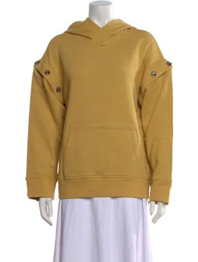Pre-owned Adeam V-neck Sweater In Yellow
