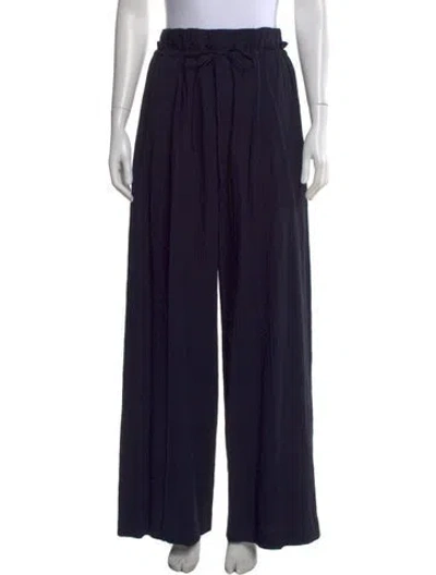 Pre-owned Adeam Wide Leg Pants In Blue