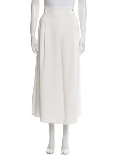 Pre-owned Adeam Wide Leg Pants In Neutral