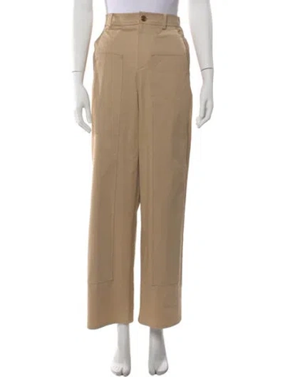 Pre-owned Adeam Wide Leg Pants In Neutral