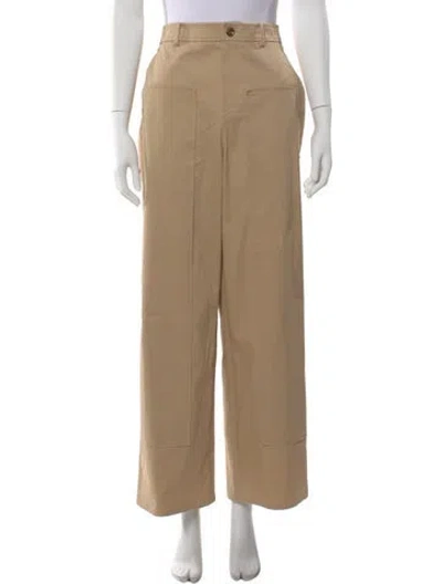 Pre-owned Adeam Wide Leg Pants In Neutral