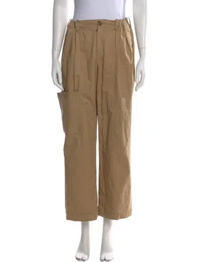 Pre-owned Adeam Wide Leg Pants In Neutral