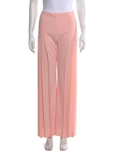 Pre-owned Adeam Wide Leg Pants In Pink