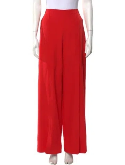 Pre-owned Adeam Wide Leg Pants In Red