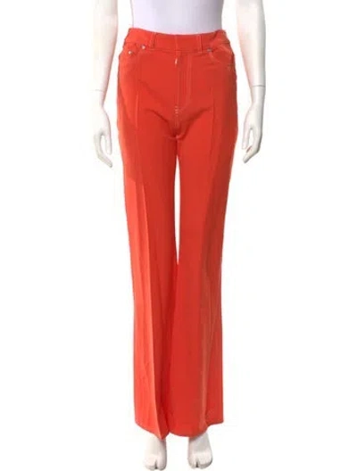 Pre-owned Adeam Wide Leg Pants W/ Tags In Orange