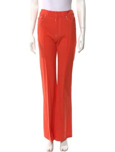 Pre-owned Adeam Wide Leg Pants W/ Tags In Orange