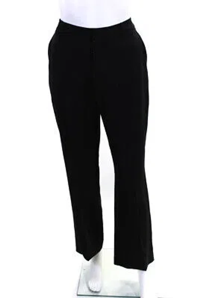 Pre-owned Adeam Womens Tailored Cigarette Pant Black Size 2