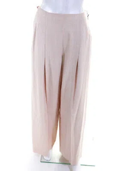 Pre-owned Adeam Womens Wide Leg Pant Dusty Rose Size 2 In Pink