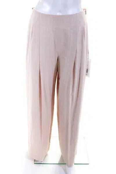 Pre-owned Adeam Womens Wide Leg Pant Dusty Rose Size 4 In Pink