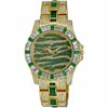 Adee Kaye Men's Chameleon Green Dial Watch In Green