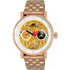 Adee Kaye Men's Galactic Goldtone Dial Watch In Gold