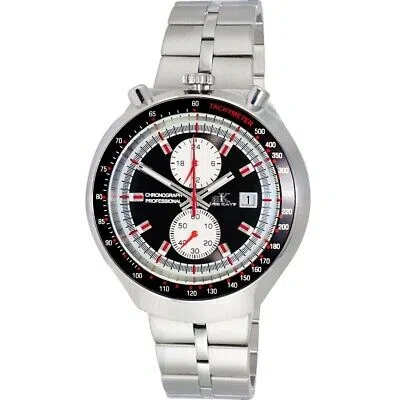 Pre-owned Adee Kaye Mens Muscle Black Dial Watch - Ak5662-mbk