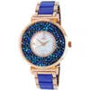Adee Kaye Women's Pisa Mother Of Pearl Dial Watch In Blue