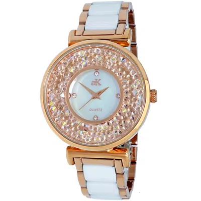 Adee Kaye Women's Pisa Mother Of Pearl Dial Watch In Multi