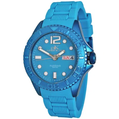 Adee Kaye Women&#x27;s Tear Drop Blue Dial Watch