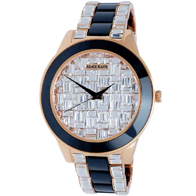 Adee Kaye Women's Venice Silver Dial Watch In Metallic