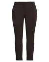 A.d.e.l.e.  1961 A. D.e. L.e. 1961 Woman Pants Dark Brown Size 12 Viscose, Polyamide, Elastane In Brown