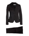 A.d.e.l.e.  1961 A. D.e. L.e. 1961 Woman Suit Black Size 2 Cotton, Viscose, Elastane