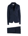 A.d.e.l.e.  1961 A. D.e. L.e. 1961 Woman Suit Midnight Blue Size 8 Cotton, Viscose, Elastane In Multi