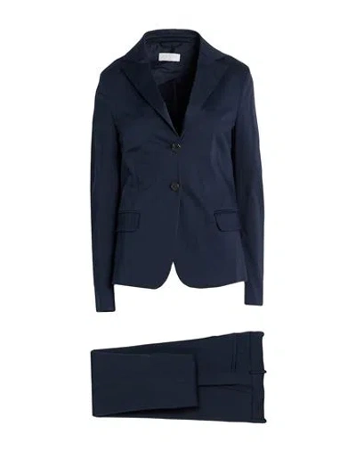 A.d.e.l.e.  1961 A. D.e. L.e. 1961 Woman Suit Midnight Blue Size 8 Cotton, Viscose, Elastane In Multi