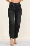 Adele B Beverly Hills High Waisted Jean In Black