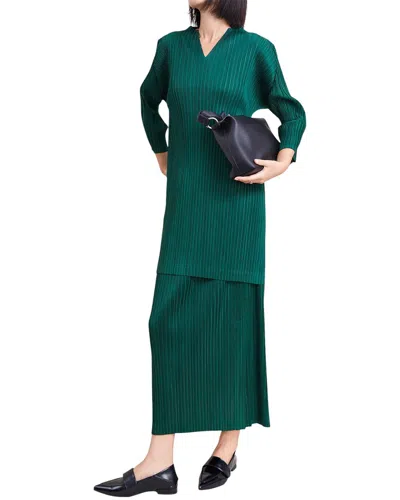 Adele Berto 2pc Top & Skirt Set In Green