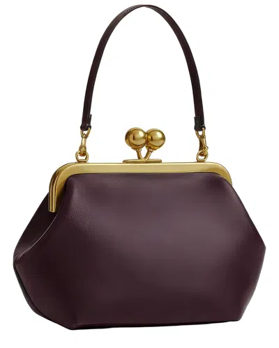 Adele Berto Clutch In Burgundy