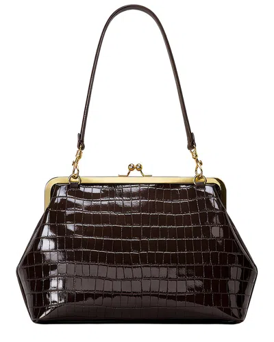 Adele Berto Clutch In Brown