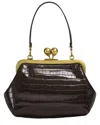 Adele Berto Clutch In Brown
