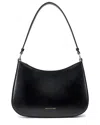 Adele Berto Dnu Dupe  Leather Shoulder Bag In Black