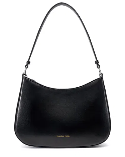 Adele Berto Dnu Dupe  Leather Shoulder Bag In Black