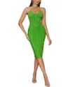 Adele Berto Dress In Green